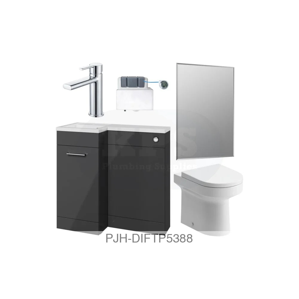 Venosa 900 L/H Anth/Pack Inc Laurus Chrome Bathroom Brands