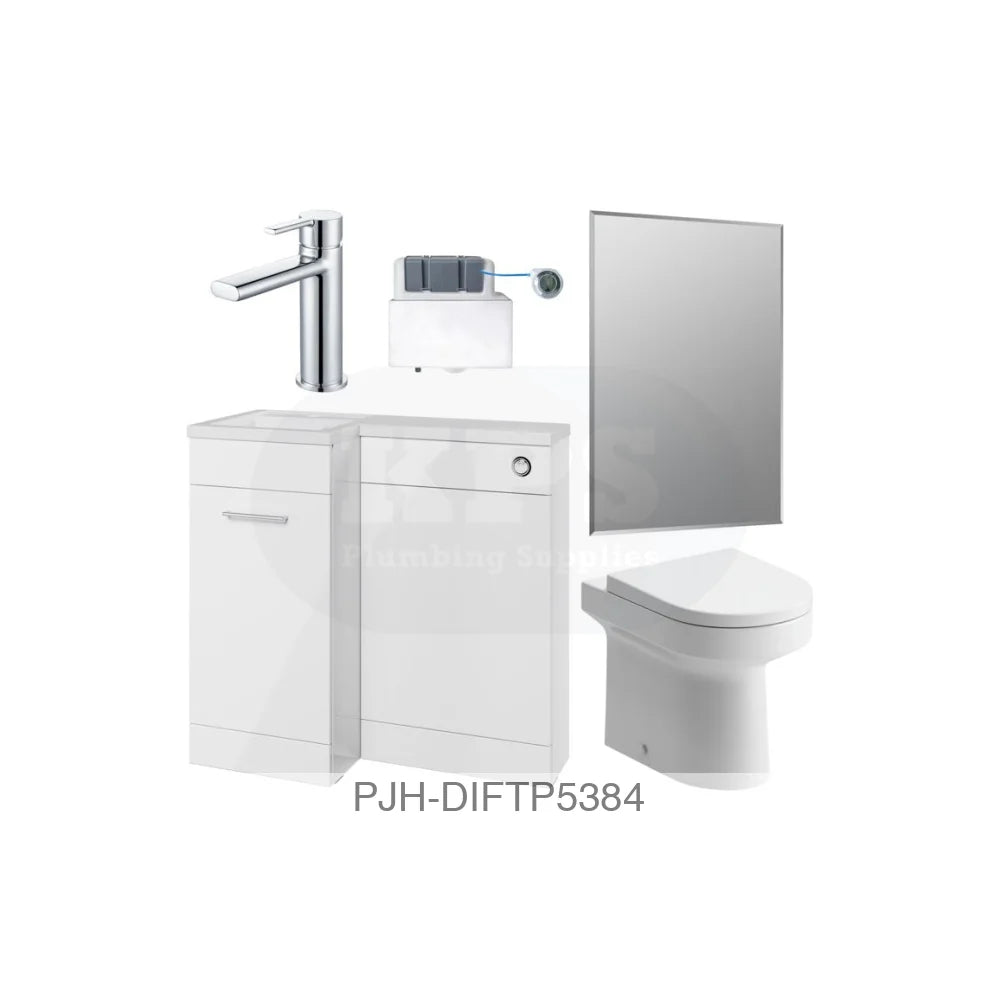 Venosa 900 L/H White Pack Inc Laurus Chrome Bathroom Brands