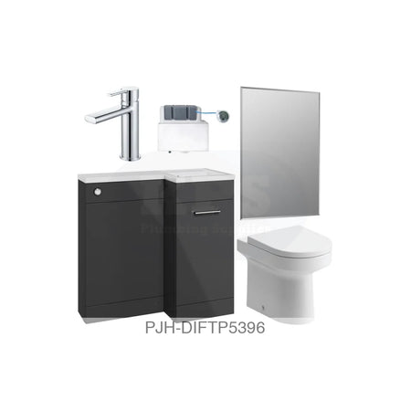 Venosa 900 R/H Anth/Pack Inc Laurus Chrome Bathroom Brands