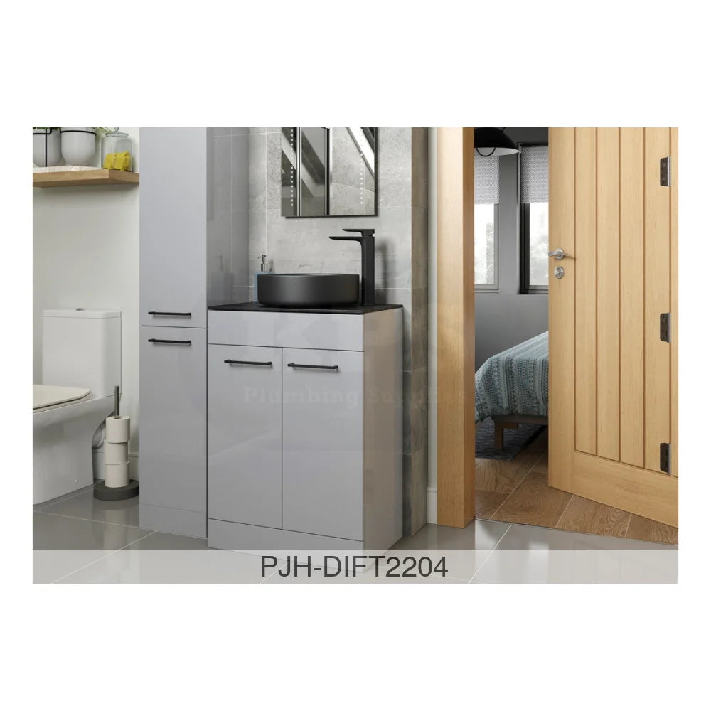 Venosa Tall Unit Grey Bathroom Brands