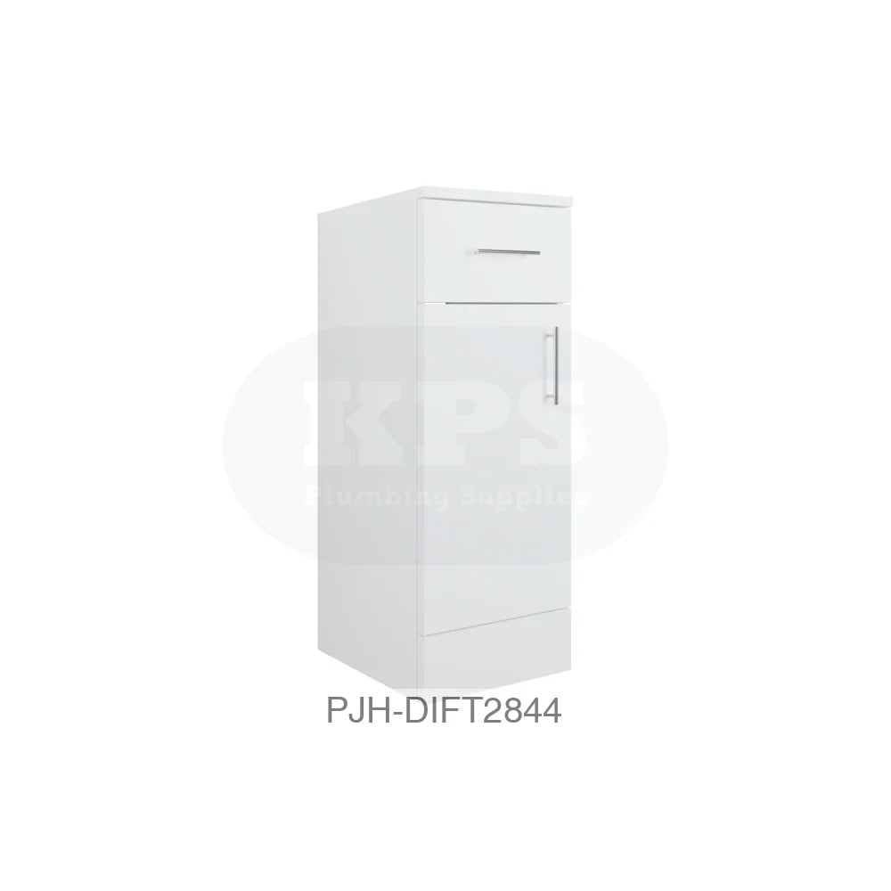Vista 300 1Drw 1Dr Base Unit White Gloss Bathroom Brands
