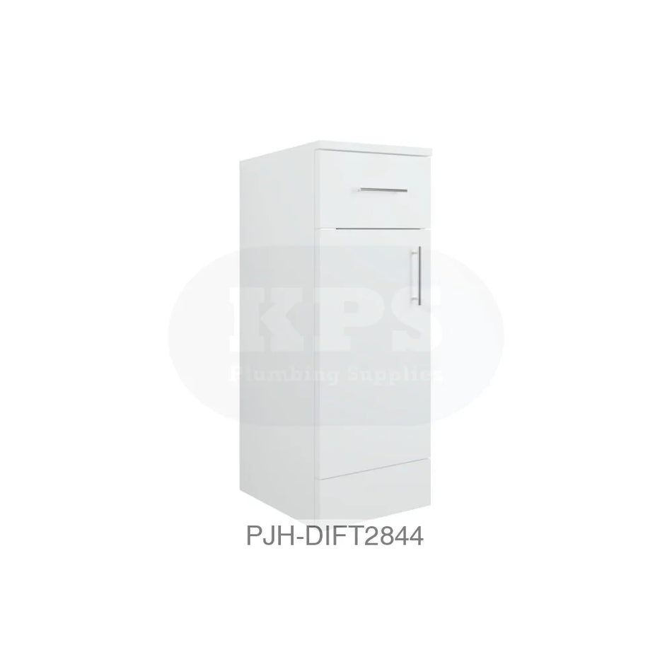 Vista 300 1Drw 1Dr Base Unit White Gloss Bathroom Brands