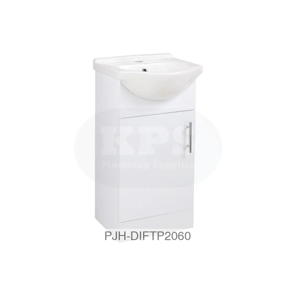 Vista 450 Unit & Basin-White Bathroom Brands