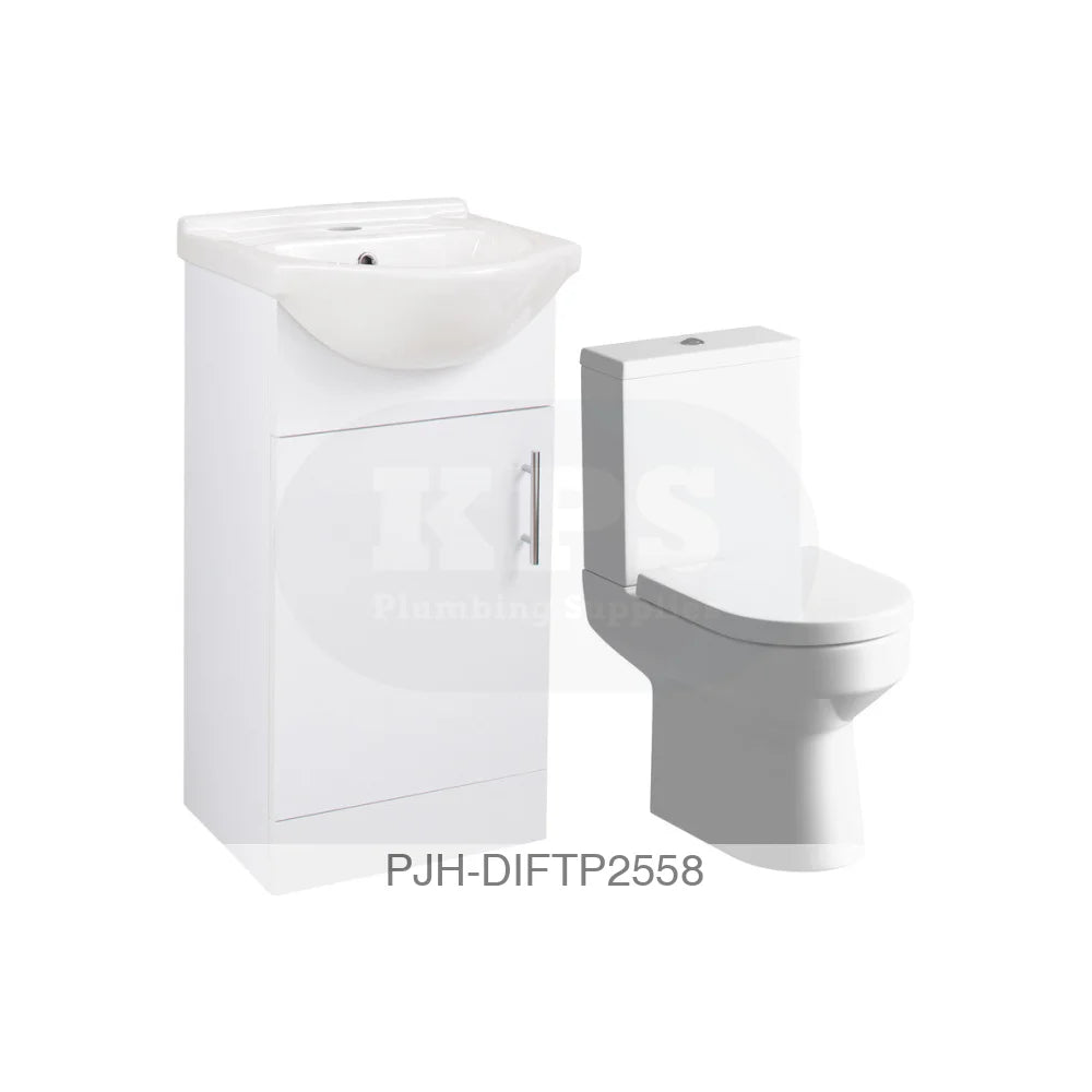 Vista 450 Vanity & Laurus CC Toilet Bathroom Brands