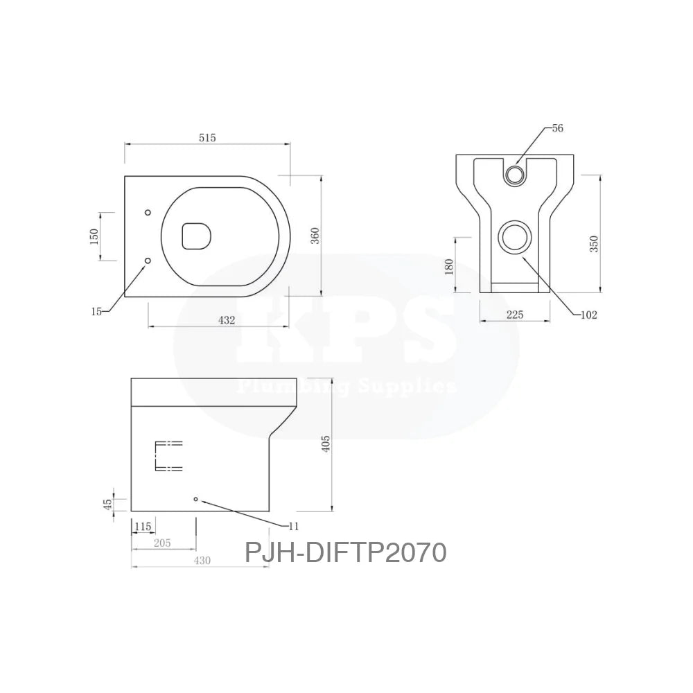 Vista 500 WC & Toilet Bathroom Brands