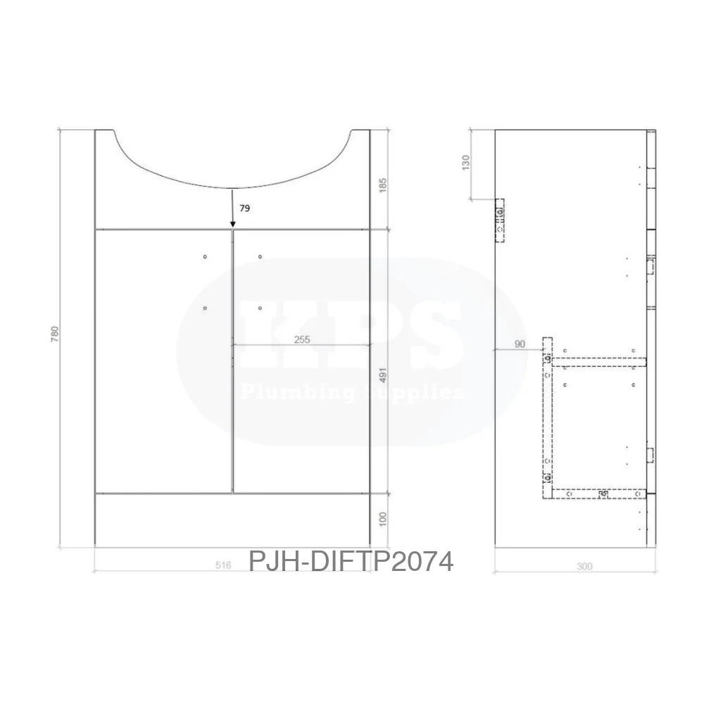 Vista 550 Vanity & WC Unit & WC Bathroom Brands