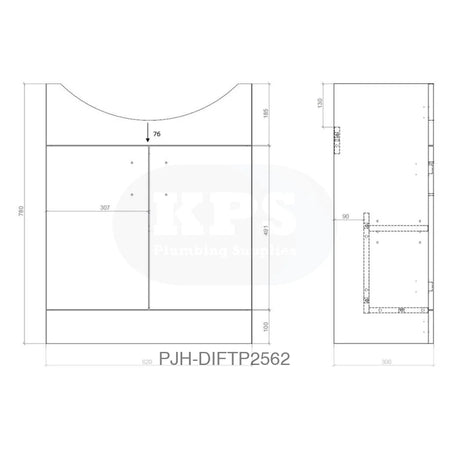 Vista 650 Vanity & Laurus CC Toilet Bathroom Brands