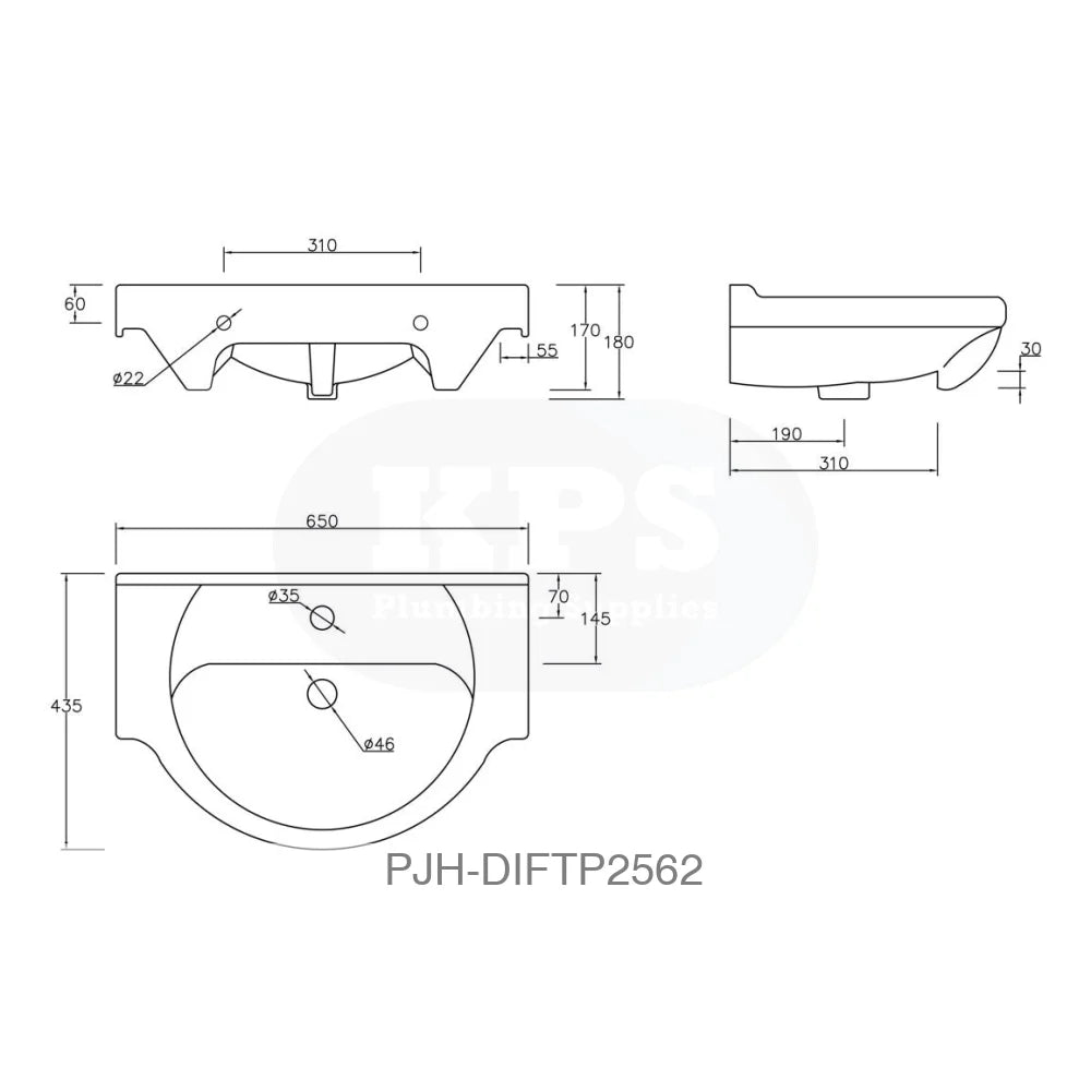 Vista 650 Vanity & Laurus CC Toilet Bathroom Brands