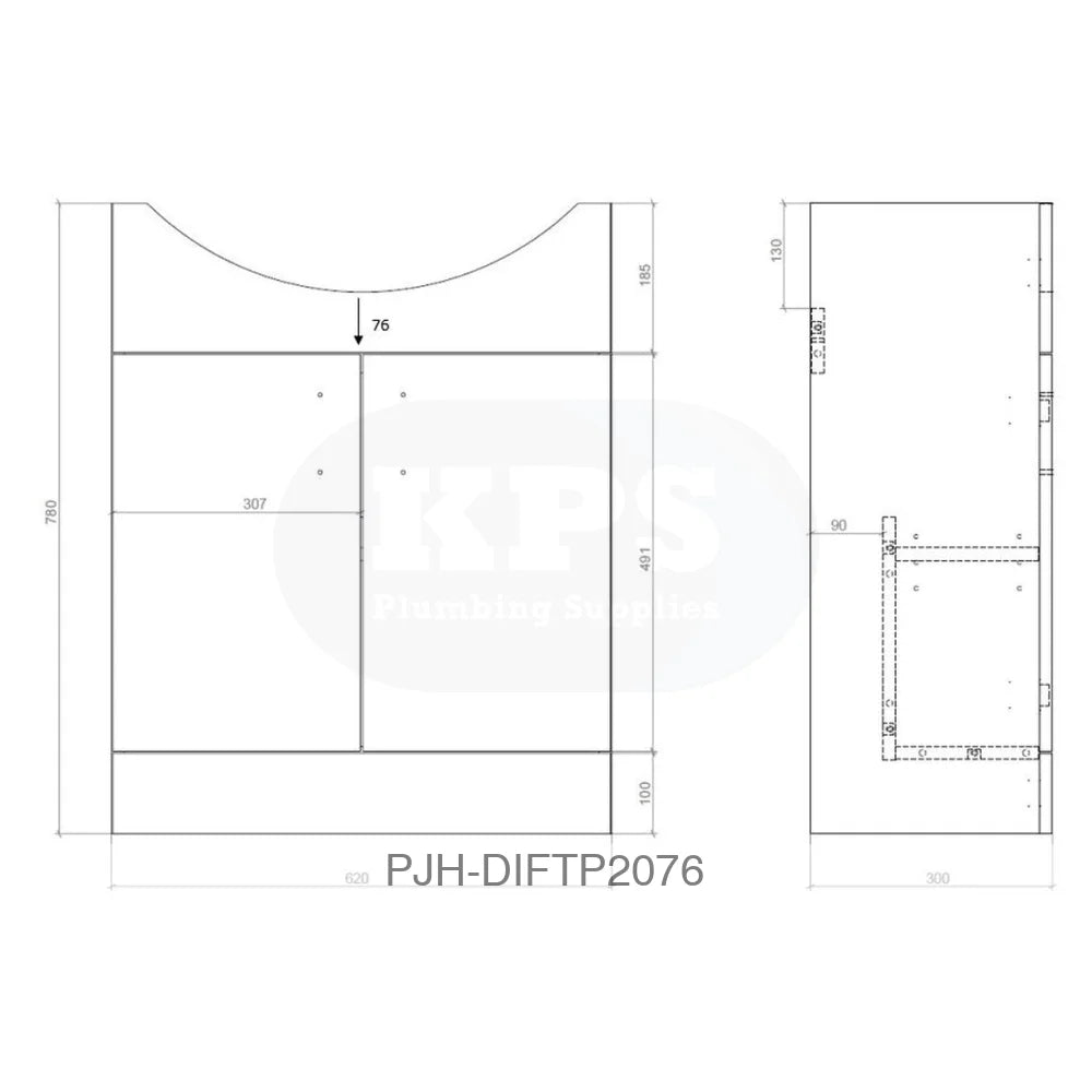 Vista 650 Vanity & WC Unit & WC Bathroom Brands