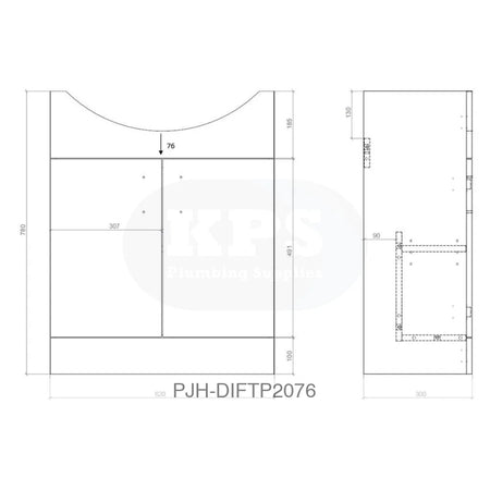Vista 650 Vanity & WC Unit & WC Bathroom Brands