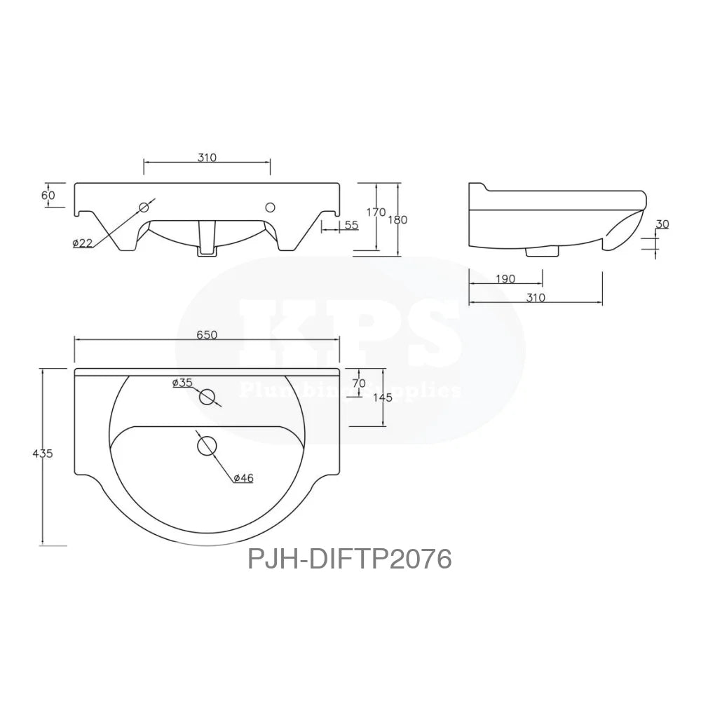 Vista 650 Vanity & WC Unit & WC Bathroom Brands