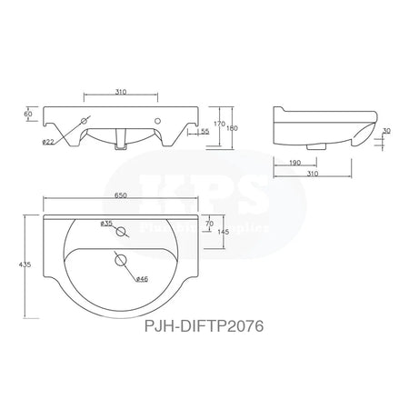 Vista 650 Vanity & WC Unit & WC Bathroom Brands