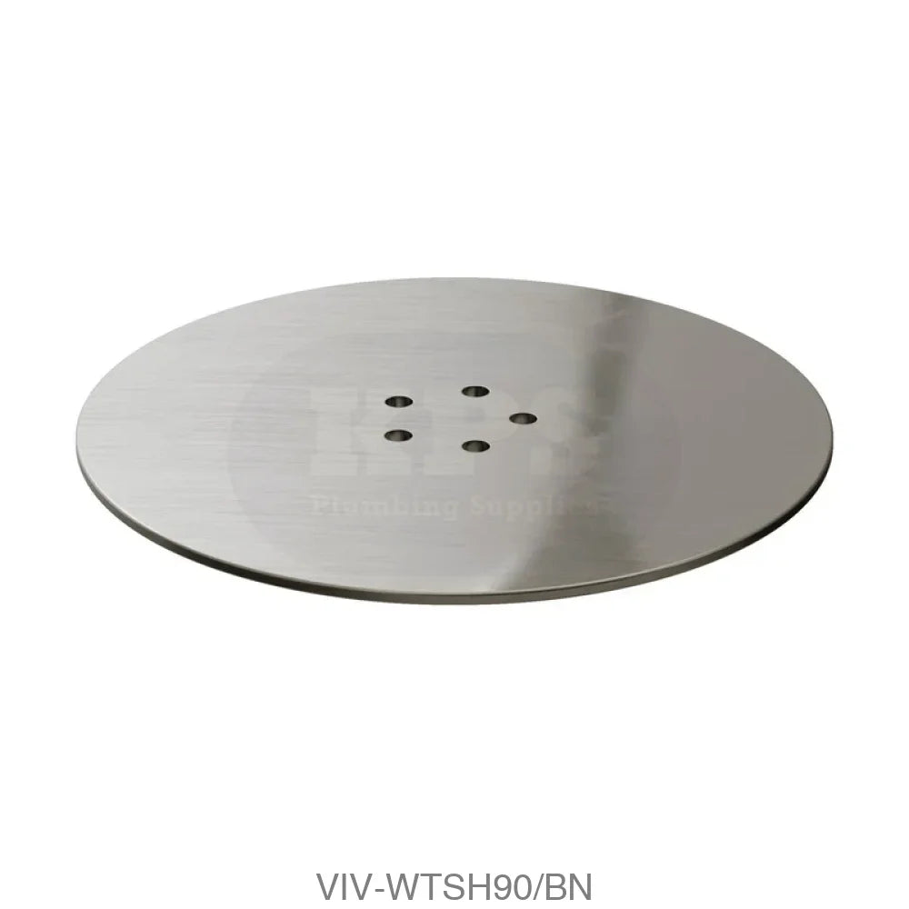 Viva Brushed Nickel 90mm Shower waste cap (Metal) Plumbing Spares