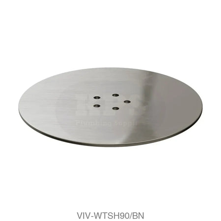 Viva Brushed Nickel 90mm Shower waste cap (Metal) Plumbing Spares