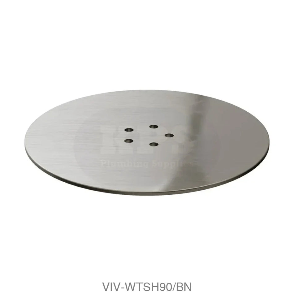 Viva Brushed Nickel 90mm Shower waste cap (Metal) Plumbing Spares