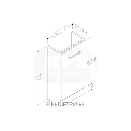 Volta 410 Fs 1Dr Unit Inc Basin Oak Bathroom Brands