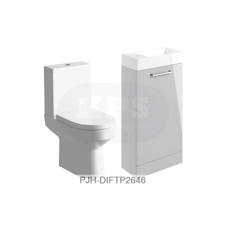 Volta 410 Fs Clk Pk Grey Gloss & Laurus Bathroom Brands