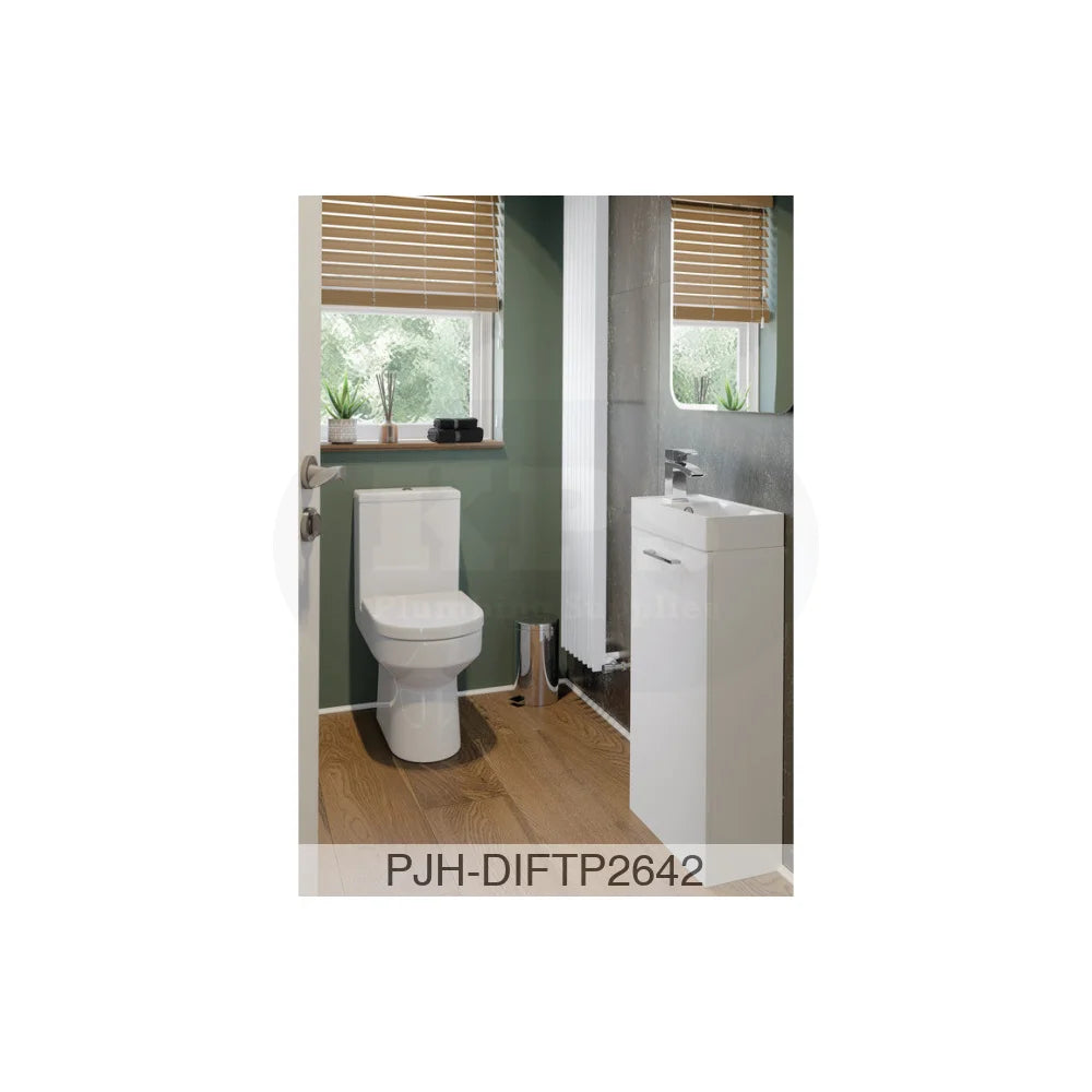Volta 410 Fs Clk Pk White Gloss & Laurus Bathroom Brands