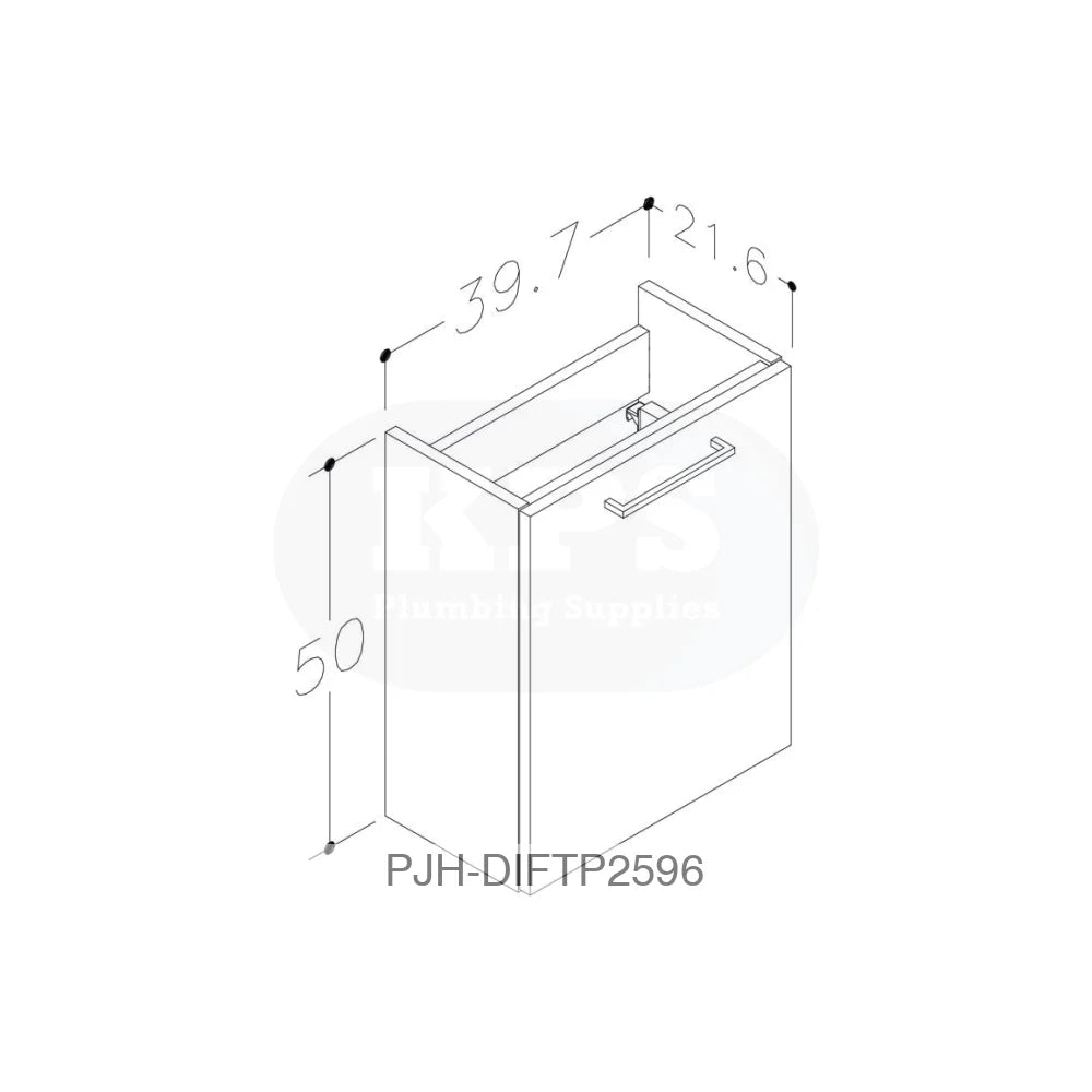 Volta 410 Wh 1Dr Unit Inc Basin Oak Bathroom Brands