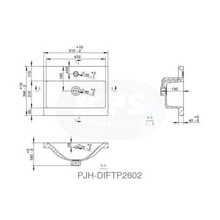 Volta 510 Fs 2Dr Unit Inc Basin Oak Bathroom Brands