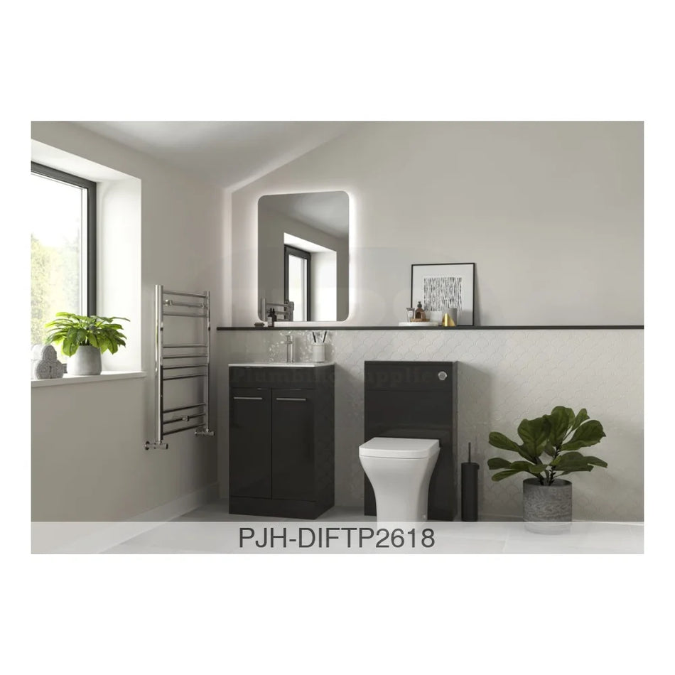 Volta 510 Fs Furn Pack White Gloss & Cp Bathroom Brands