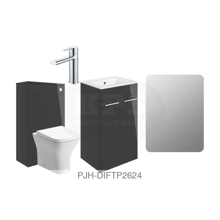 Volta 510 Fs Furn Pk Anthracite & Cp Bathroom Brands