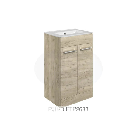 Volta 510 FS Furn Pk Oak Gloss & Black Bathroom Brands