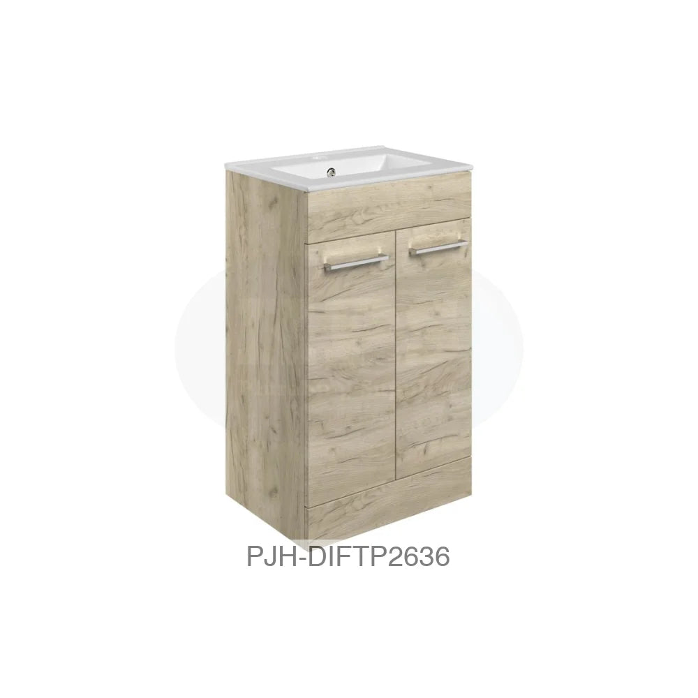 Volta 510 Fs Furn Pk Oak Gloss & Cp Bathroom Brands