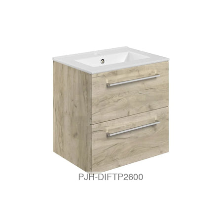 Volta 510 Wh 2Drw Unit Inc Basin Oak Bathroom Brands