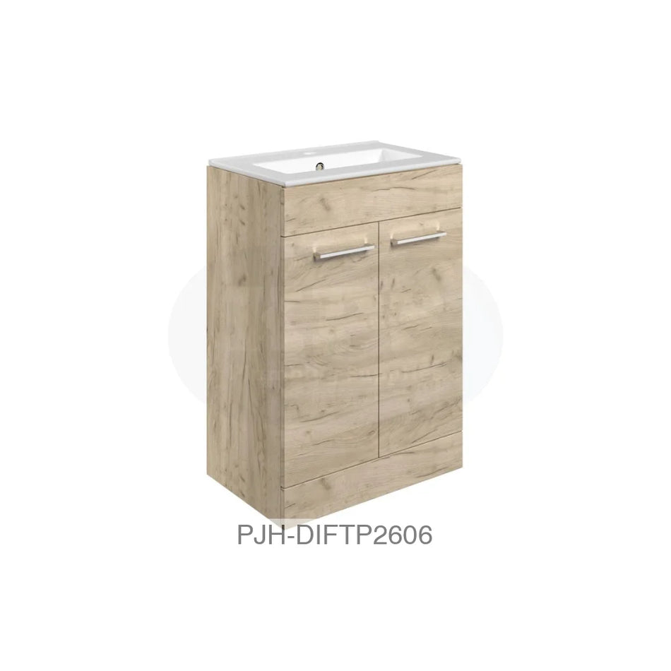 Volta 610 Fs 2Dr Unit Inc Basin Oak Bathroom Brands