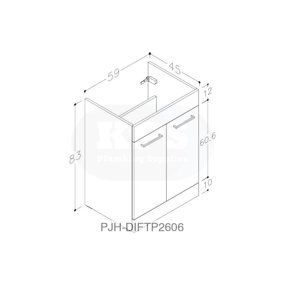 Volta 610 Fs 2Dr Unit Inc Basin Oak Bathroom Brands