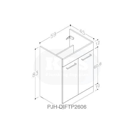 Volta 610 Fs 2Dr Unit Inc Basin Oak Bathroom Brands