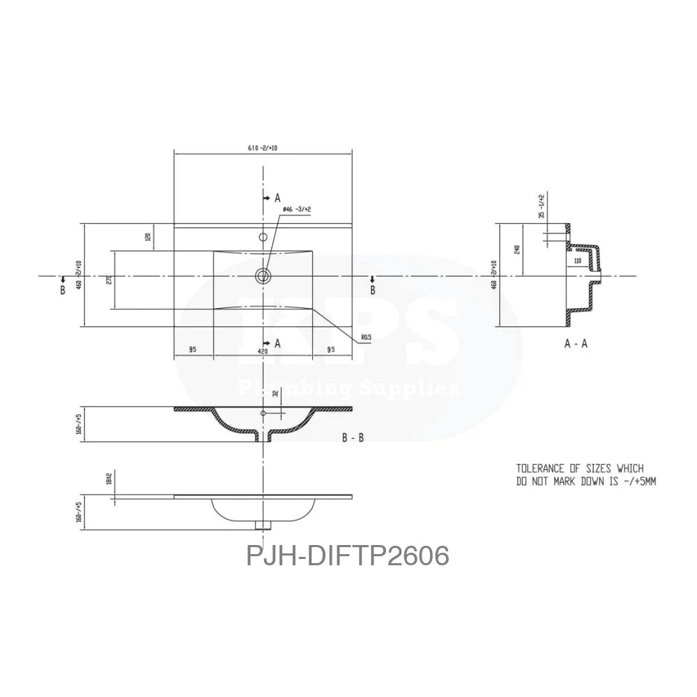 Volta 610 Fs 2Dr Unit Inc Basin Oak Bathroom Brands