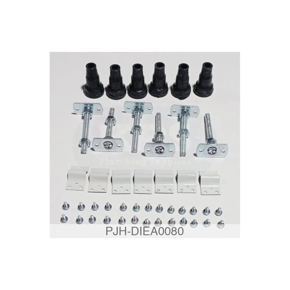 White Riser Kit Wth Legs Rec 1000/1200Mm Bathroom Brands