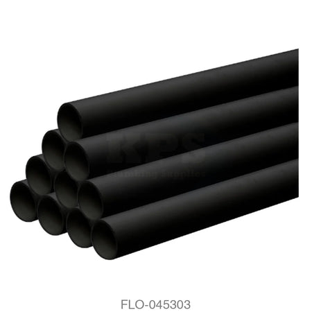 WP02 Polypropylene Waste Pipe 40mm x 3m Black Waste Pushfit