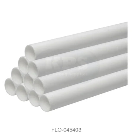 WP02 Polypropylene Waste Pipe 40mm x 3m White Waste Pushfit