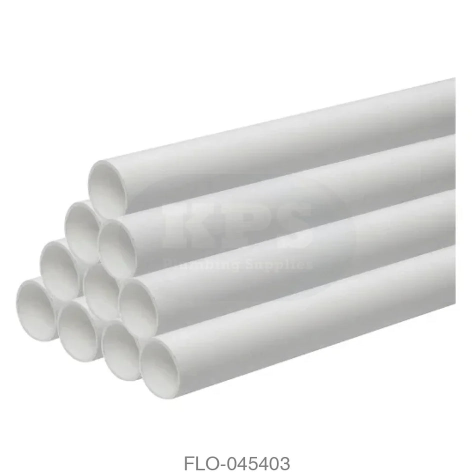 WP02 Polypropylene Waste Pipe 40mm x 3m White Waste Pushfit