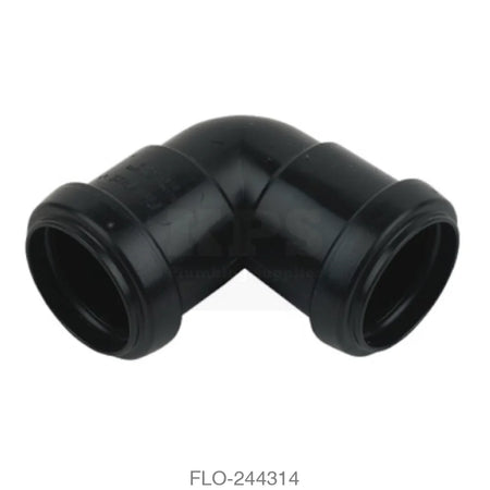 WP10 90° Bend 32mm Polypropylene Black Waste Pushfit