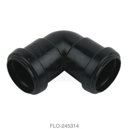 WP11 90° Bend 40mm Polypropylene Black Waste Pushfit