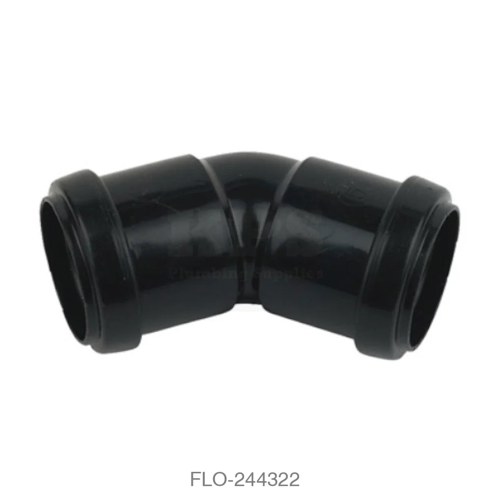 WP18 Bend 32mm Polypropylene Black Waste Pushfit
