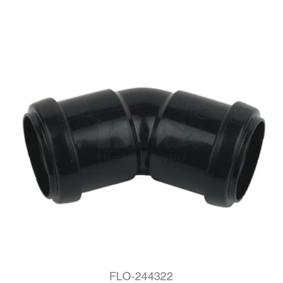 WP18 Bend 32mm Polypropylene Black Waste Pushfit
