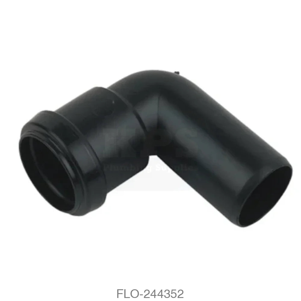 WP26 Conversion Bend 32mm Polypropylene Black Waste Pushfit