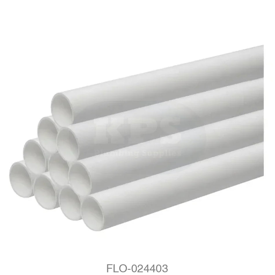 WS01 Waste Pipe 32mm ABS White Waste Solvent