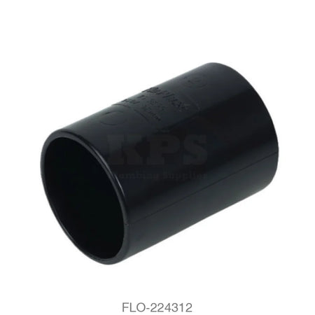 WS07 Straight Coupling 32mm ABS Black Waste Solvent