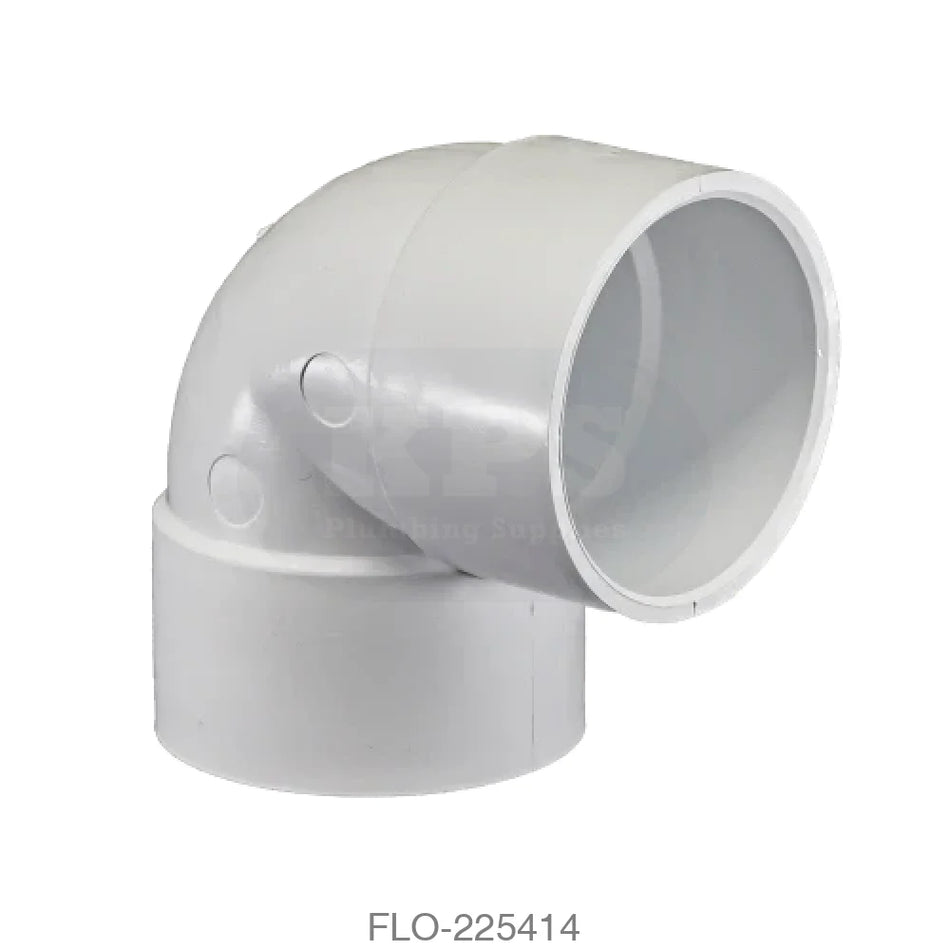 WS11 90° Bend 40mm ABS White Waste Solvent