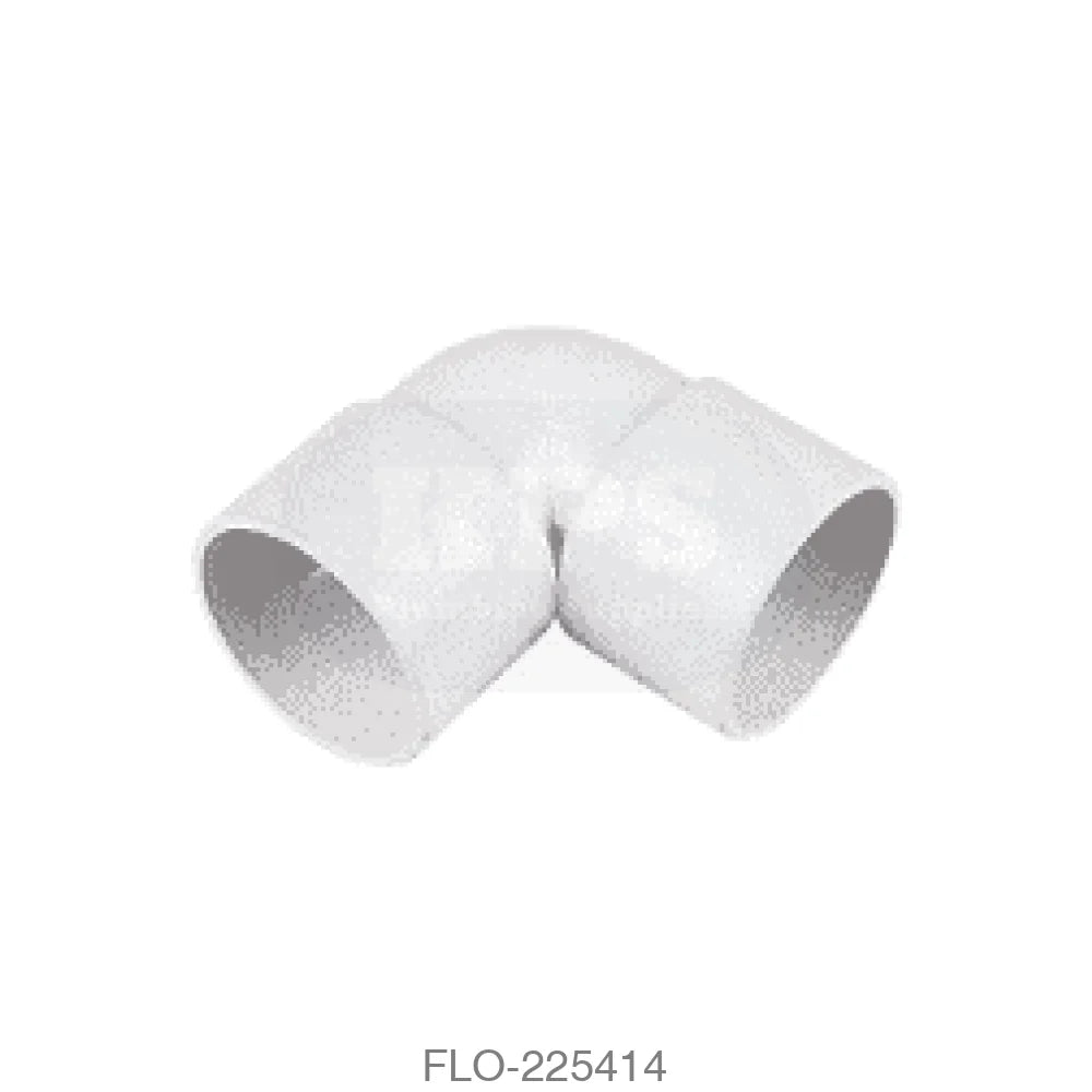 WS11 90° Bend 40mm ABS White Waste Solvent