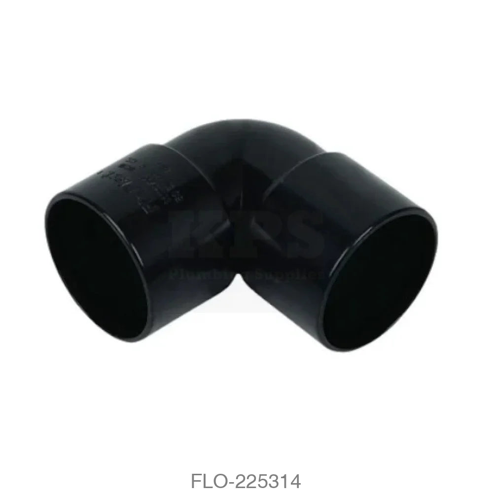 WS11 Bend 90° 40mm ABS Black Waste Solvent