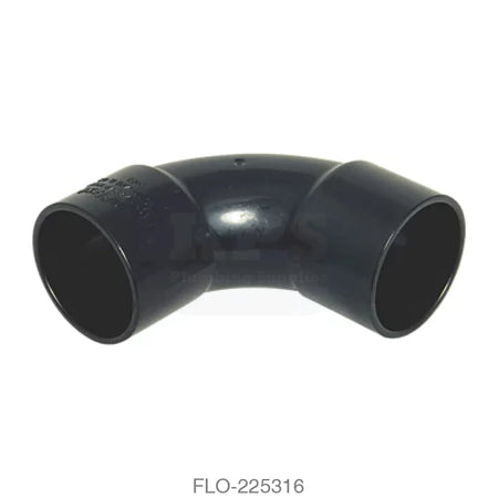 WS15 92.5° Bend 40mm Abs Black Waste Solvent