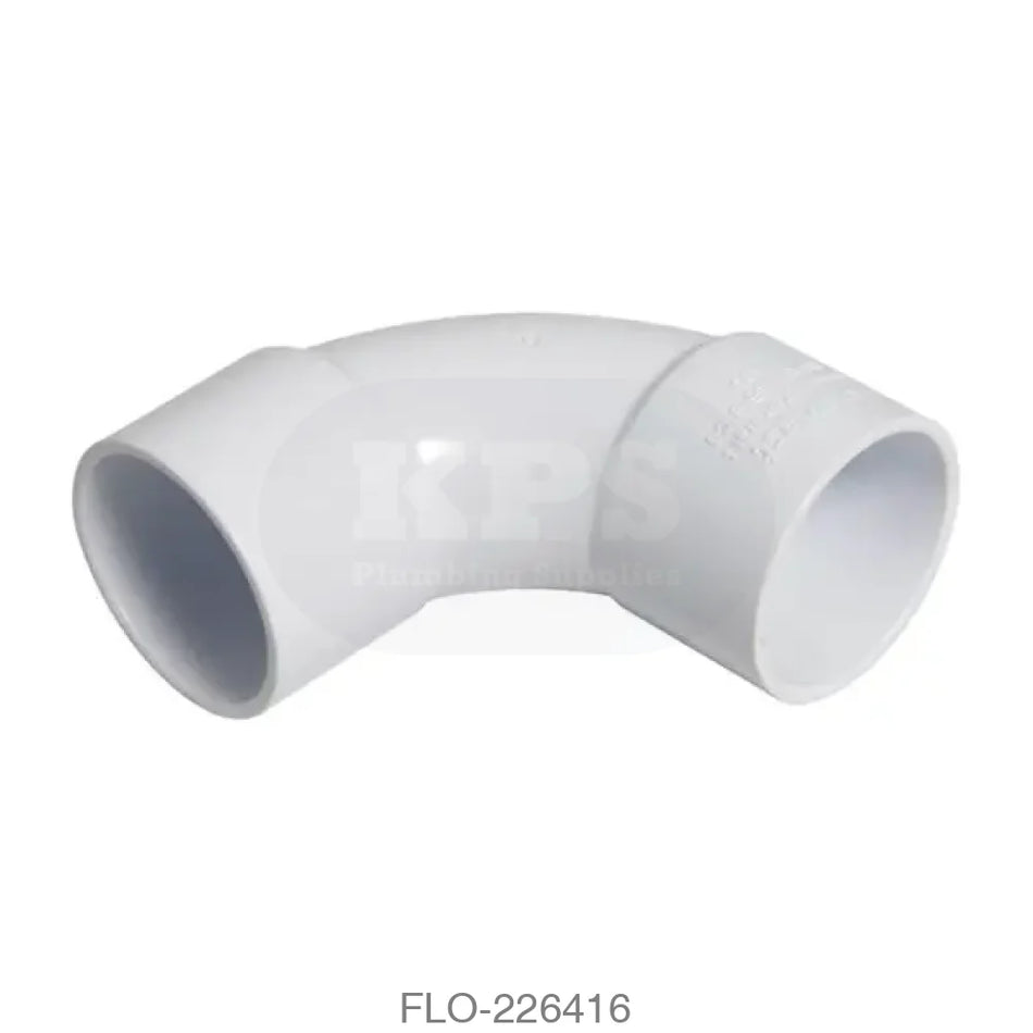 WS16 Bend 50mm ABS White Waste Solvent