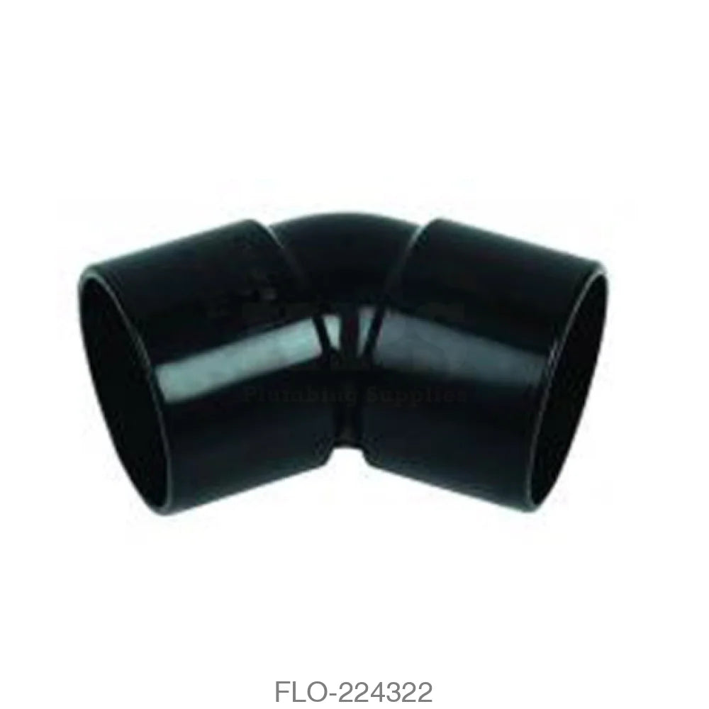 WS18 Bend 135° 32mm ABS Black Waste Solvent